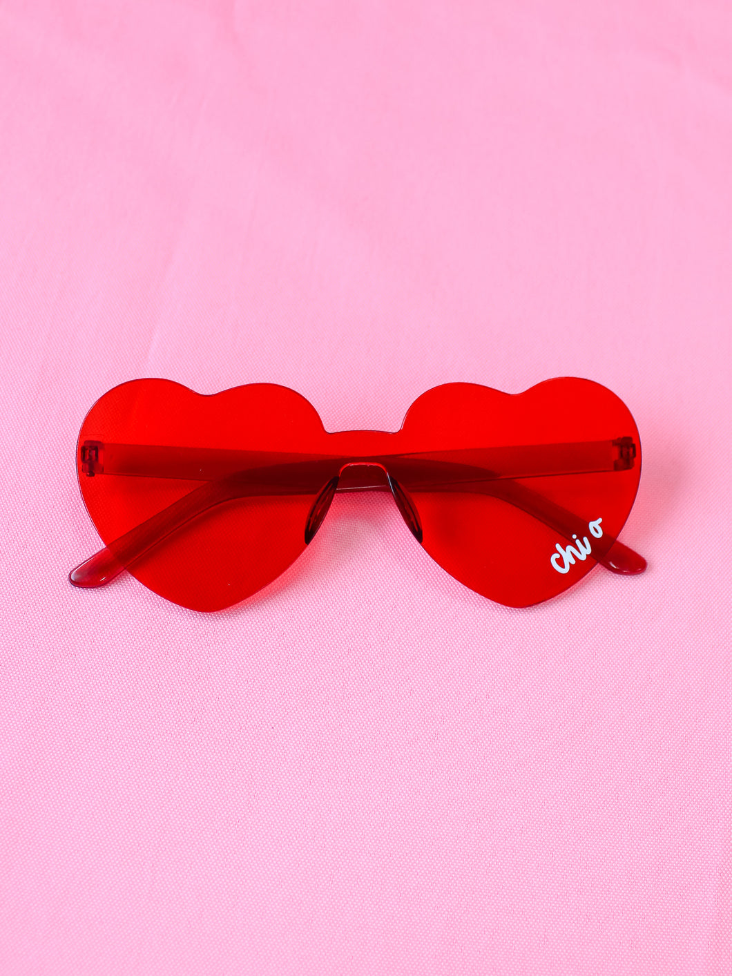 Chi Omega Only Eyes For You Heart Sunnies