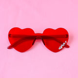 Alpha Omicron Pi Only Eyes For You Heart Sunnies