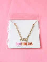 Rhinestone Sorority Necklace