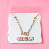 Alpha Chi Omega Rhinestone Necklace