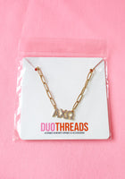 Load image into Gallery viewer, Rhinestone Sorority Necklace
