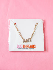 Rhinestone Sorority Necklace