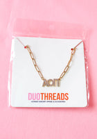 Load image into Gallery viewer, Rhinestone Sorority Necklace
