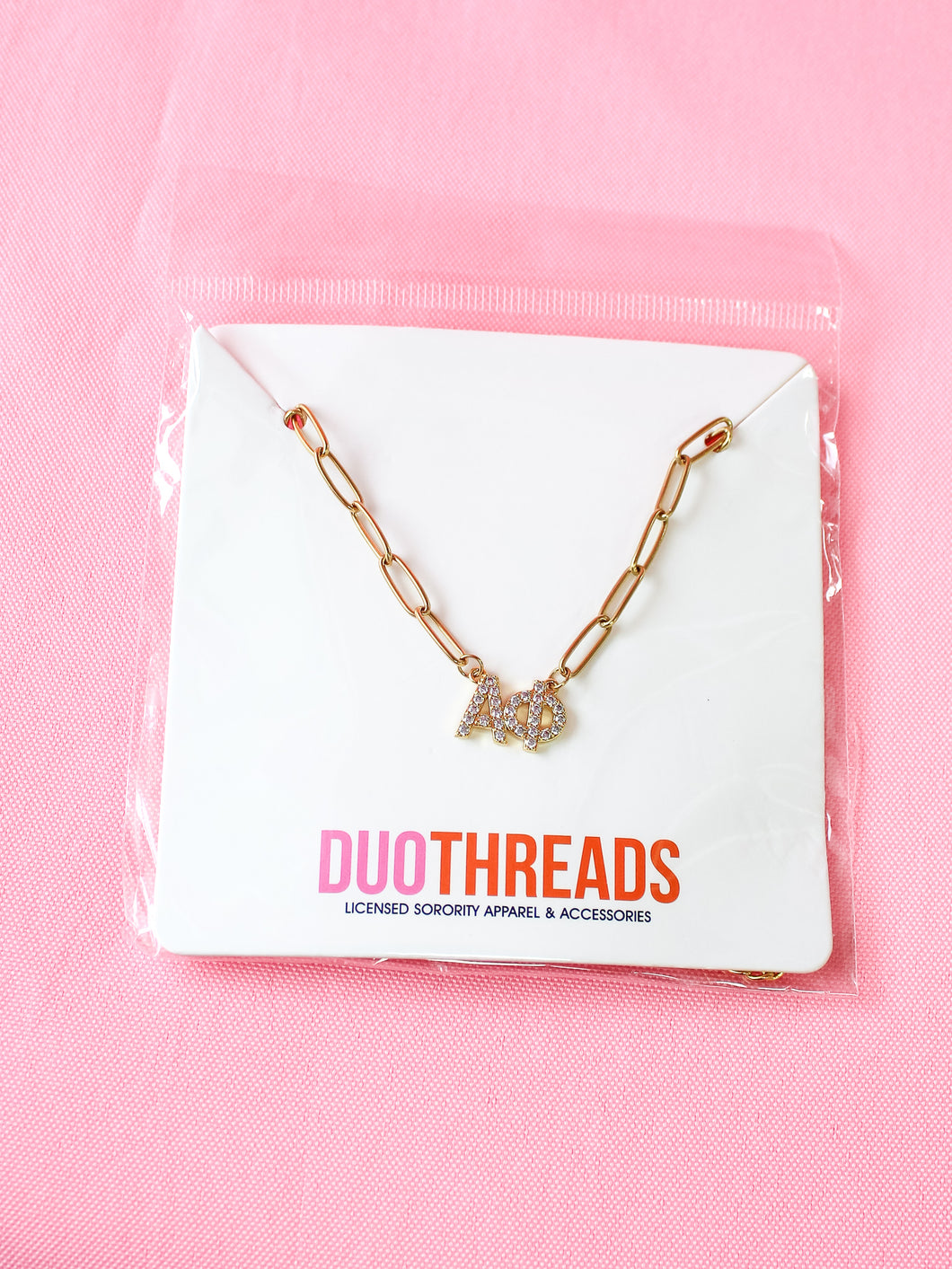Alpha Phi Rhinestone Necklace