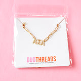 Alpha Sigma Alpha Rhinestone Necklace
