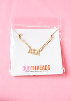 Load image into Gallery viewer, Rhinestone Sorority Necklace
