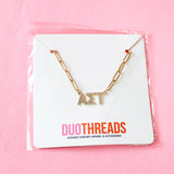Alpha Sigma Tau Rhinestone Necklace