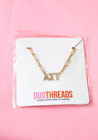Load image into Gallery viewer, Rhinestone Sorority Necklace
