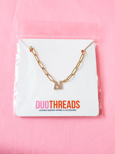 Delta Zeta Rhinestone Necklace