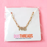 Gamma Phi Beta Rhinestone Necklace