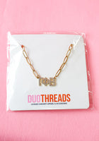 Load image into Gallery viewer, Rhinestone Sorority Necklace

