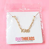 Rhinestone Sorority Necklace