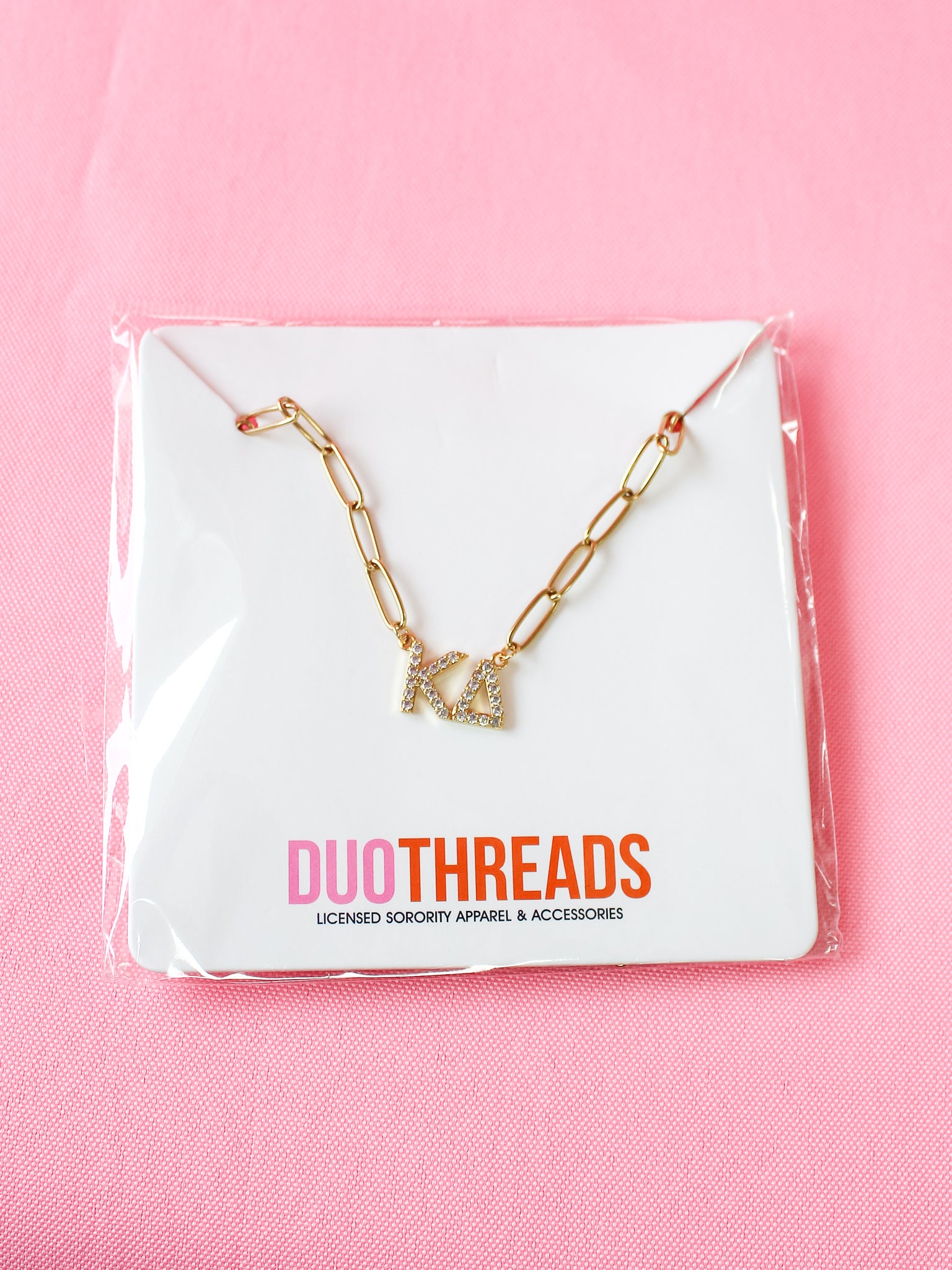 Kappa Delta Rhinestone Necklace