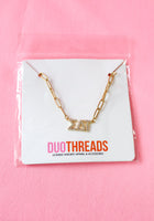 Load image into Gallery viewer, Rhinestone Sorority Necklace
