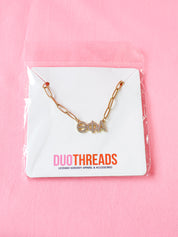 Rhinestone Sorority Necklace