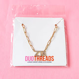 Zeta Tau Alpha Rhinestone Necklace