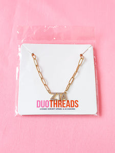 Zeta Tau Alpha Rhinestone Necklace