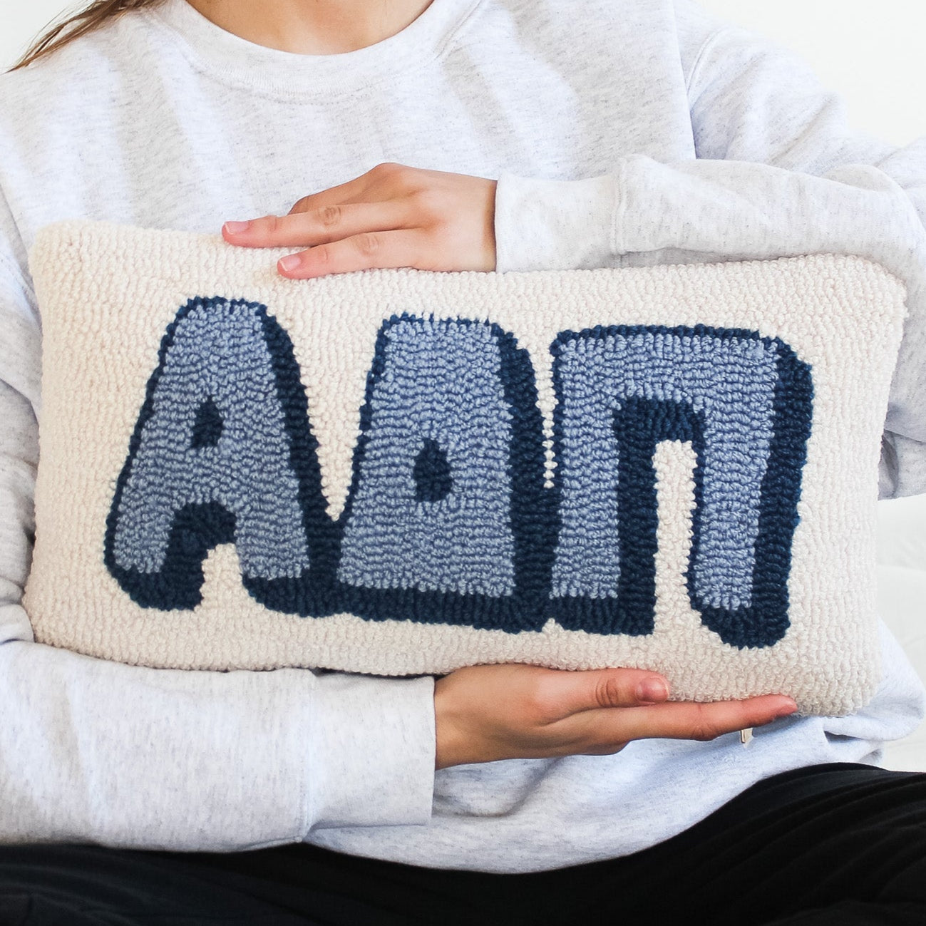 Alpha Delta Pi Hook Pillow