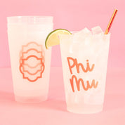 Phi Mu Stay Golden 24oz Stadium Cup