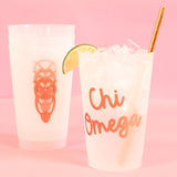 Chi Omega Stay Golden 24oz Stadium Cup