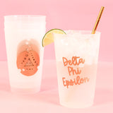 Delta Phi Epsilon Stay Golden 24oz Stadium Cup