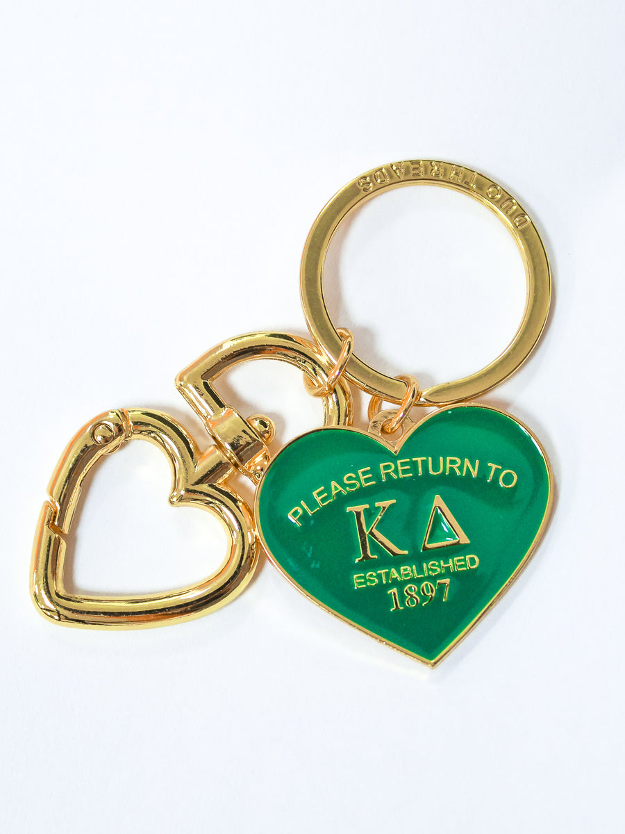 Kappa Delta Please Return Key Ring