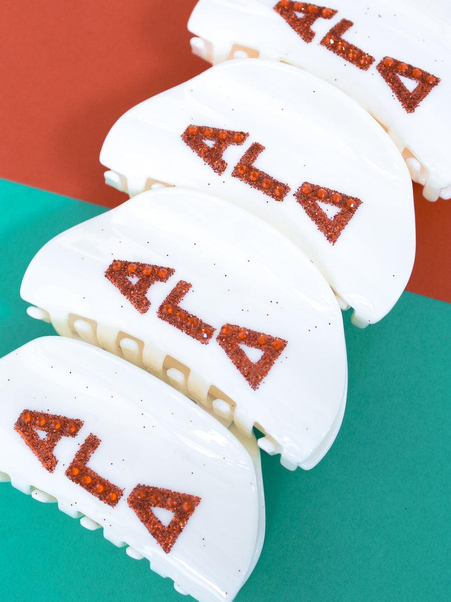 Alpha Gamma Delta Girl On the Go Hair Claw Clip