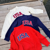 USA Terry Mock Neck Set