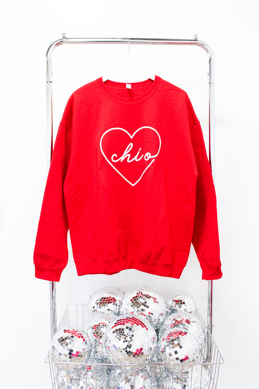 Chi Omega Crew - XL RED