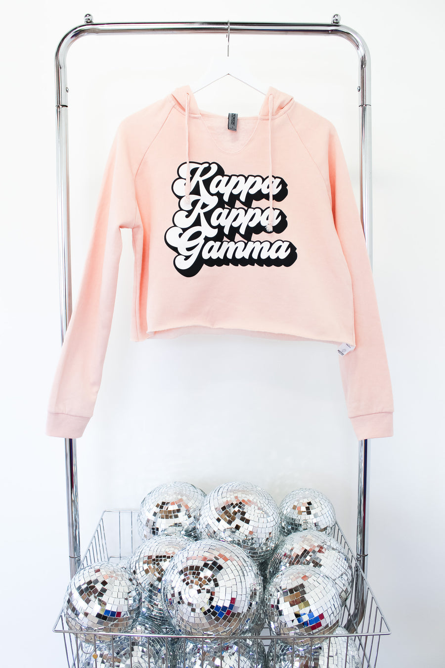Kappa Kappa Gamma Soul Sister Crop Sweatshirt - SM COTTON CANDY