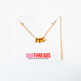 Bubble Letter Sorority Necklace
