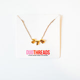 Zeta Tau Alpha Bubble Letter Necklace