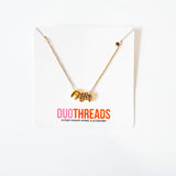 Pi Beta Phi Bubble Letter Necklace