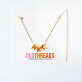 Kappa Kappa Gamma Bubble Letter Necklace