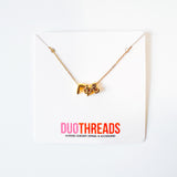 Bubble Letter Sorority Necklace