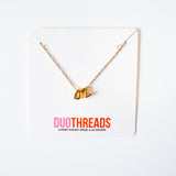 Delta Zeta Bubble Letter Necklace