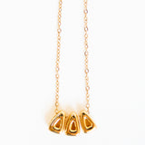 Delta Delta Delta Bubble Letter Necklace