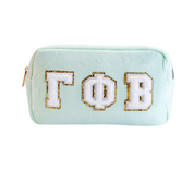 Chenille Sorority Cosmetic Bag