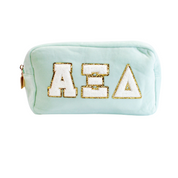 Chenille Sorority Cosmetic Bag