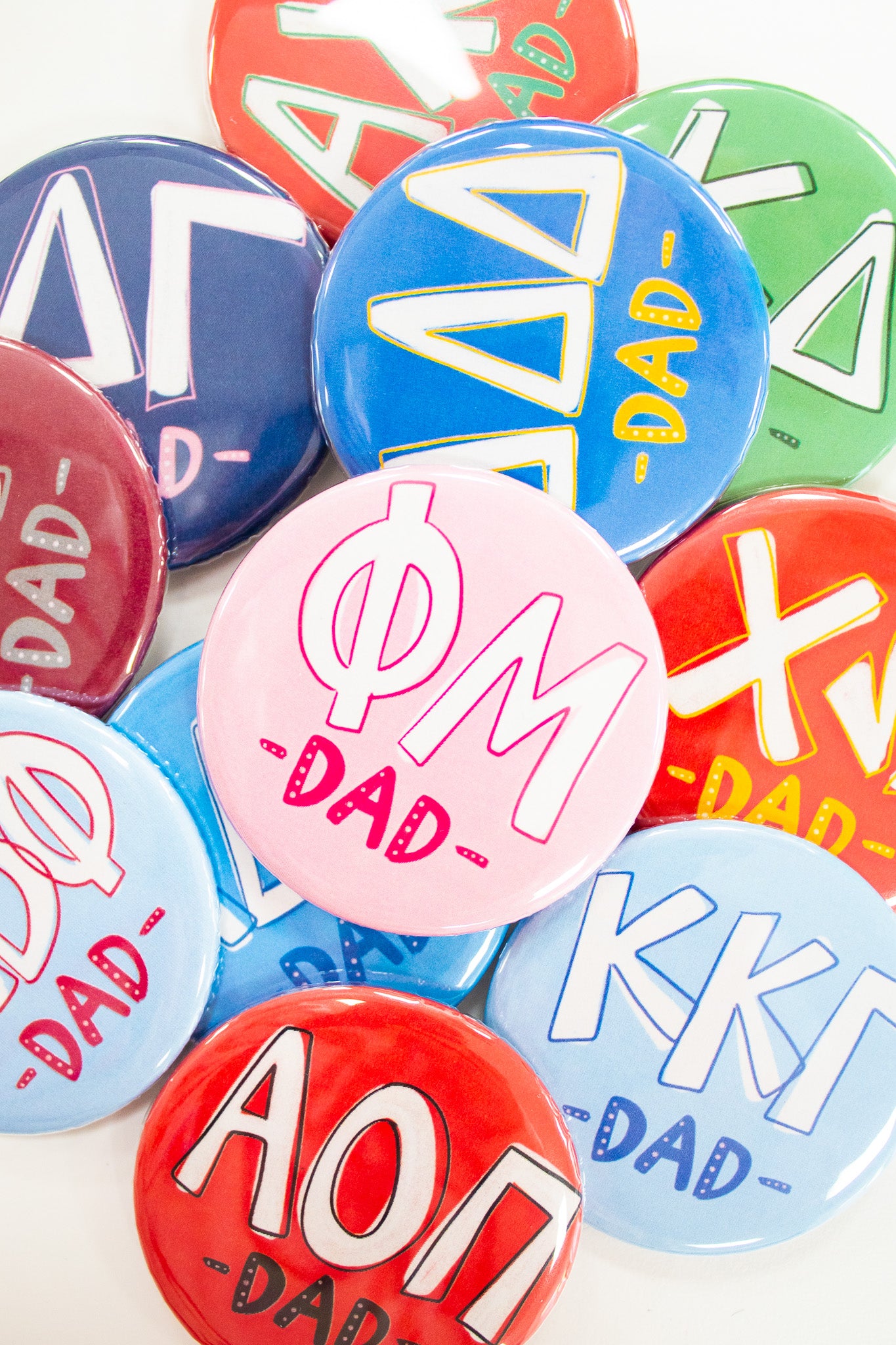 Classic Sorority Dad Gameday Button (Includes One)