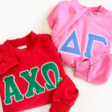 Classic Twill Sorority Embroidered Mock Neck