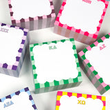 Scallop Sorority Note Cube – 4x4 Sticky Note Block (500 Sheets)