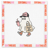 Too Cool to Spook Ghost Needlepoint Canvas