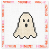 Classic Ghost Icon Needlepoint Canvas