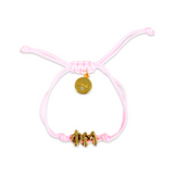 Phi Mu Sorority Cord Bracelet