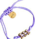 Sigma Sigma Sigma Sorority Cord Bracelet