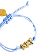 Kappa Kappa Gamma Sorority Cord Bracelet