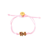 Gamma Phi Beta Sorority Cord Bracelet