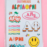 Rainbow Sorority Sticker Sheet