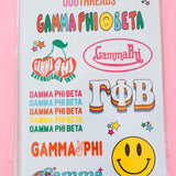 Rainbow Sorority Sticker Sheet